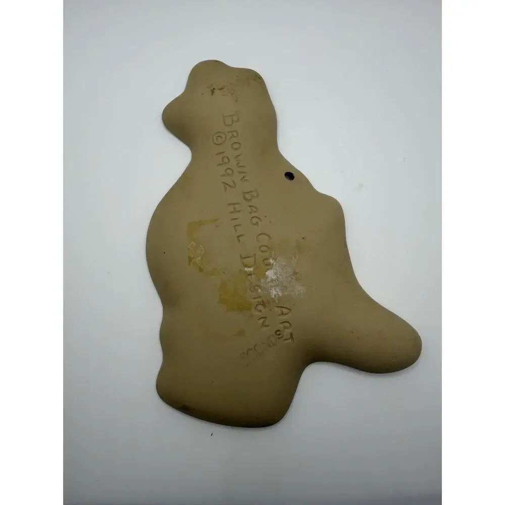 Brown Bag Cookie Art Mold Goose Duck Country Granny Cottage Core 1992
